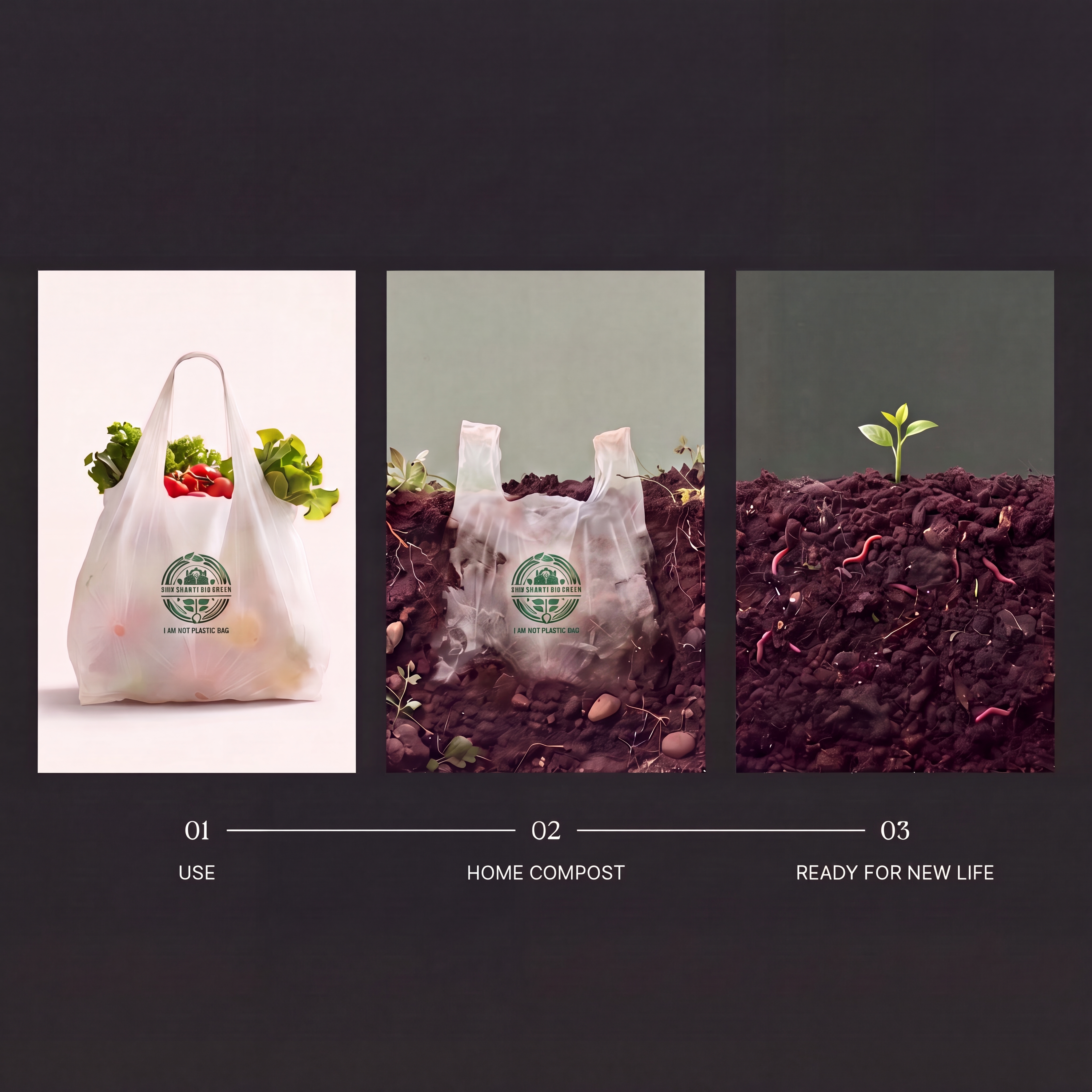Eco-Friendly Compostable Bags